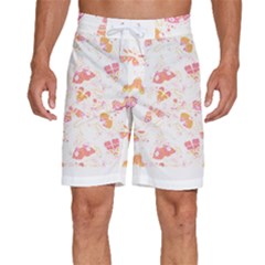 Butterfly T- Shirt Butterflies And Moths Pattern T- Shirt Men s Beach Shorts by EnriqueJohnson