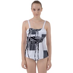Camel Art T- Shirtcamel T- Shirt (7) Twist Front Tankini Set by EnriqueJohnson