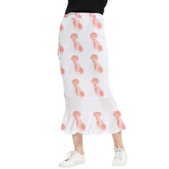 Dog And Cat Lover Pattern T- Shirtdog And Cat Lover Pattern T- Shirt (1) Maxi Fishtail Chiffon Skirt by EnriqueJohnson