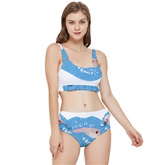 Lips -21 Frilly Bikini Set by SychEva