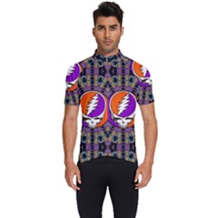 Gratefuldead Grateful Dead Pattern Men s Short Sleeve Cycling Jersey by Sarkoni
