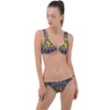 Grateful Dead Pattern Ring Detail Crop Bikini Set View1