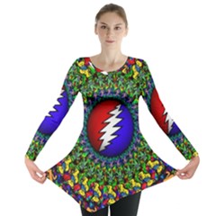 Grateful Dead Long Sleeve Tunic  by Sarkoni