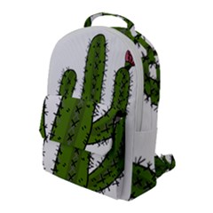 Cactus Desert Plants Rose Flap Pocket Backpack (large) by uniart180623