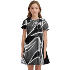 Stormtroopers Sci Fi Mask Kids  Bow Tie Puff Sleeve Dress by uniart180623