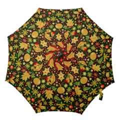 Christmas Pattern Hook Handle Umbrellas (medium) by Valentinaart
