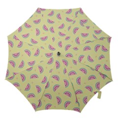 Watermelon Wallpapers  Creative Illustration And Patterns Hook Handle Umbrellas (small) by Ket1n9