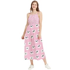 Girly Girlie Punk Skull Boho Sleeveless Summer Dress by Ket1n9