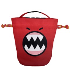 Funny Angry Drawstring Bucket Bag by Ket1n9