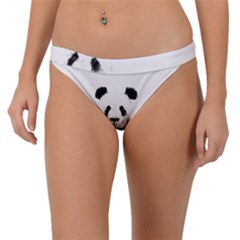 Panda Love Heart Band Bikini Bottoms by Ket1n9