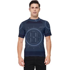 Minimalistic Knowledge Mathematics Trigonometry Men s Short Sleeve Rash Guard by Ket1n9