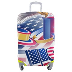 Independence Day United States Of America Luggage Cover (medium) by Ket1n9