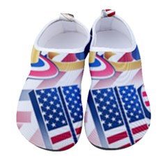 Independence Day United States Of America Men s Sock-style Water Shoes by Ket1n9