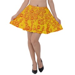 Beer Alcohol Drink Drinks Velvet Skater Skirt by Ket1n9