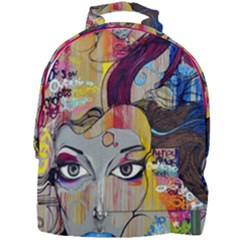 Graffiti-mural-street-art-painting Mini Full Print Backpack by Ket1n9