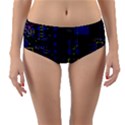 Technology Circuit Board Layout Reversible Mid-Waist Bikini Bottoms View1