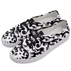 Ying Yang Tattoo Women s Classic Low Top Sneakers by Ket1n9