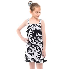 Ying Yang Tattoo Kids  Overall Dress by Ket1n9