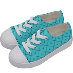 Pattern-background-texture Kids  Low Top Canvas Sneakers by Ket1n9