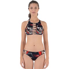 Confederate Flag Usa America United States Csa Civil War Rebel Dixie Military Poster Skull Perfectly Cut Out Bikini Set by Ket1n9