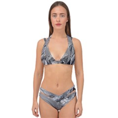 Architecture-skyscraper Double Strap Halter Bikini Set by Ket1n9