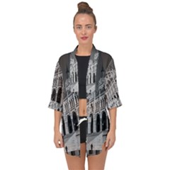 Architecture-parliament-landmark Open Front Chiffon Kimono by Ket1n9
