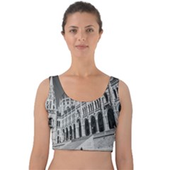 Architecture-parliament-landmark Velvet Crop Top by Ket1n9
