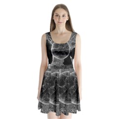 Space-universe-earth-rocket Split Back Mini Dress  by Ket1n9