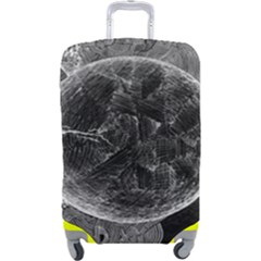 Space-universe-earth-rocket Luggage Cover (large) by Ket1n9