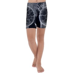Space-universe-earth-rocket Kids  Lightweight Velour Capri Yoga Leggings by Ket1n9