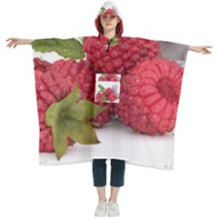 Fruit-healthy-vitamin-vegan Women s Hooded Rain Ponchos by Ket1n9