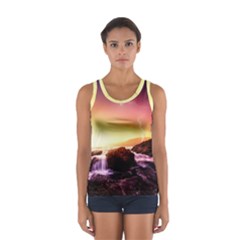 California-sea-ocean-pacific Sport Tank Top  by Ket1n9