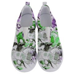 Horse-horses-animal-world-green No Lace Lightweight Shoes by Ket1n9