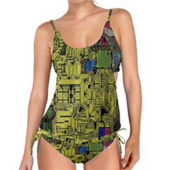 Technology Circuit Board Tankini Set by Ket1n9