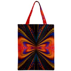 Casanova Abstract Art-colors Cool Druffix Flower Freaky Trippy Zipper Classic Tote Bag by Ket1n9