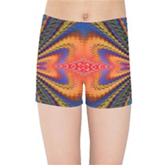 Casanova Abstract Art-colors Cool Druffix Flower Freaky Trippy Kids  Sports Shorts by Ket1n9