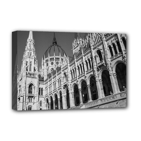Architecture-parliament-landmark Deluxe Canvas 18  X 12  (stretched) by Ket1n9