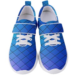 Blue Pattern Plain Cartoon Women s Velcro Strap Shoes by Ket1n9