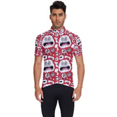 Another Monster Pattern Men s Short Sleeve Cycling Jersey by Ket1n9