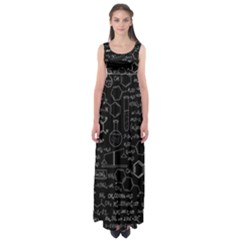 Medical Biology Detail Medicine Psychedelic Science Abstract Abstraction Chemistry Genetics Pattern Empire Waist Maxi Dress by Grandong