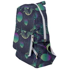 Psychedelic Mushrooms Background Travelers  Backpack by Ravend