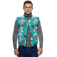Plush Toys Stuffed Toys Stuffed Animals Men s Button Up Puffer Vest	 by Vaneshop