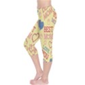 Love Mom Happy Mothers Day I Love Mom Graphic Pattern Capri Leggings  View3