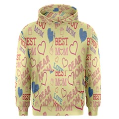 Love Mom Happy Mothers Day I Love Mom Graphic Pattern Men s Core Hoodie by Vaneshop