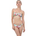 Pattern Decorated Schoolbus Tie Dye Classic Bandeau Bikini Set View1
