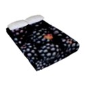 Blackberries-background-black-dark Fitted Sheet (Full/ Double Size) View2