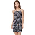 Blackberries-background-black-dark Summer Tie Front Dress View1
