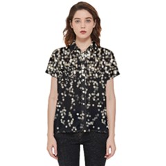 Christmas-bokeh-lights-background Short Sleeve Pocket Shirt by Amaryn4rt