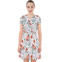 Seamless-vector-pattern-with-watermelons-mint Adorable in Chiffon Dress View1
