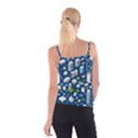 Isometric-seamless-pattern-megapolis Spaghetti Strap Top View2